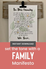 Load image into Gallery viewer, Family Manifesto - Digital Art Print
