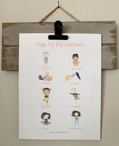 Set of 12 Printable Yoga Cards: Yoga for Kids!