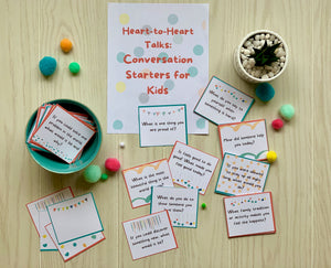 Heart-to-Heart: 80 Conversation Starters for Kids